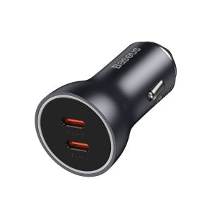 Baseus CCJDZ-FC Dual USB-C Car Charger 60W
